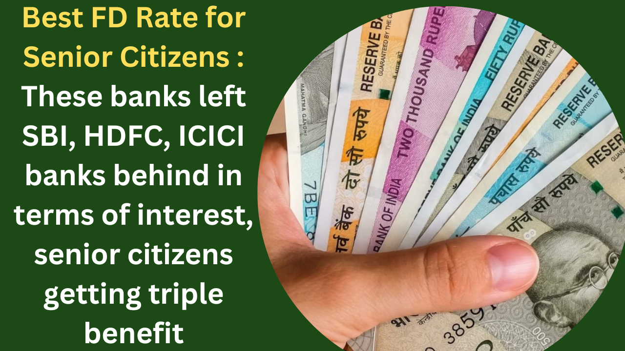 Best Fd Rate For Senior Citizens These Banks Left Sbi Hdfc Icici Banks Behind In Terms Of 9196