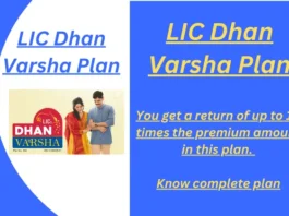 LIC New Plan: Big news! You get a return of up to 10 times the premium amount in this plan. know complete plan