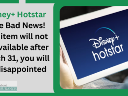 Disney+ Hotstar gave Bad News! This item will not be available after March 31, you will be disappointed