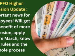 EPFO Higher Pension Update : Important news for employees! Will get the benefit of more pension, apply before March, know the rules and the whole process