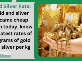 Gold Silver Rate: Gold and silver became cheap again today, know the latest rates of 10 grams of gold and silver per kg