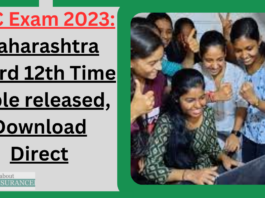 HSC Exam 2023: Maharashtra Board 12th Time Table released, Download Direct