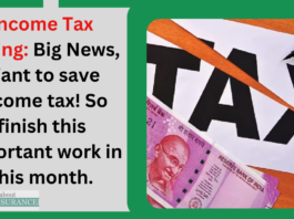 Income Tax Saving: Big News, Want to save income tax! So finish this important work in this month.