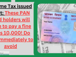 Income Tax issued alert: These PAN card holders will have to pay a fine of Rs 10,000! Do this immediately to avoid