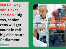 Indian Railway Train Ticket Concession : Big news, senior citizens will get discount in rail fare, big disclosure in Parliament