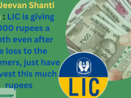 LIC Jeevan Shanti Plan : LIC is giving 12000 rupees a month even after the loss to the customers, just have to invest this much rupees