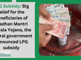 LPG Subsidy: Big relief for the beneficiaries of Pradhan Mantri Ujjwala Yojana, the central government announced LPG subsidy