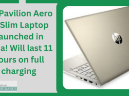 HP Pavilion Aero 13 Slim Laptop Launched in India! Will last 11 hours on full charging