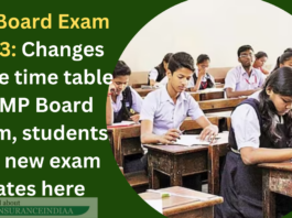 MP Board Exam 2023: Changes in the time table of MP Board Exam, students see new exam dates here