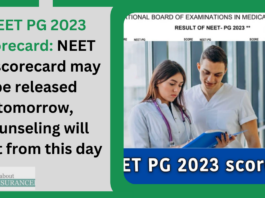 NEET PG 2023 Scorecard: NEET PG scorecard may be released tomorrow, counseling will start from this day