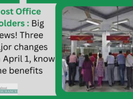 Post Office Holders : Big News! Three major changes from April 1, know the benefits