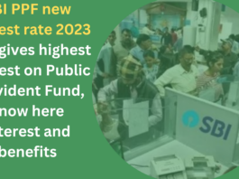 SBI PPF new interest rate 2023 : SBI gives highest interest on Public Provident Fund, know here interest and benefits