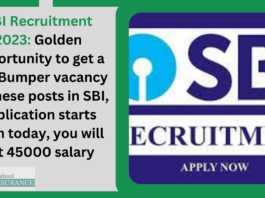 SBI Recruitment 2023: Golden opportunity to get a job! Bumper vacancy on these posts in SBI, application starts from today, you will get 45000 salary