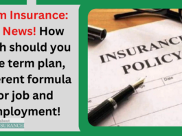 Term Insurance: Big News! How much should you take term plan, different formula for job and employment!