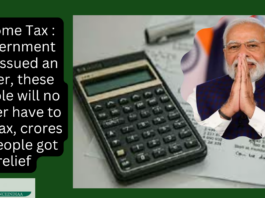 Income Tax : Government has issued an order, these people will no longer have to pay tax, crores of people got relief